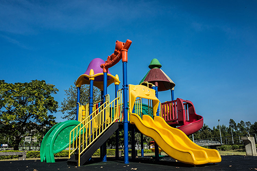 colorful playground equipment